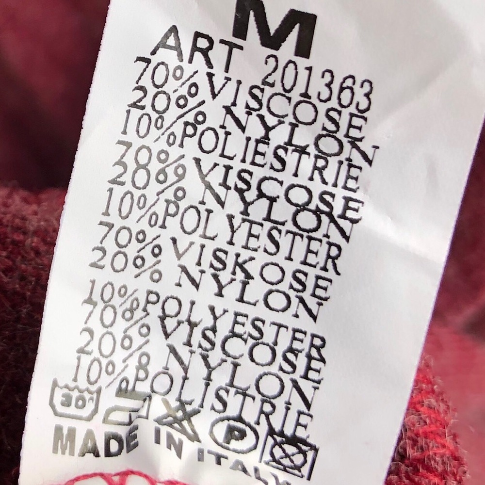Vasna‎ Burgundy Dress Size M - Picture 9 of 11
